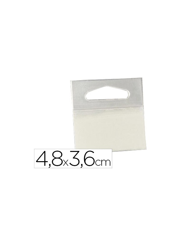 Colgador con adhesivo 3m hang tab 2180 rollo 1000 etiquetas48x36 mm