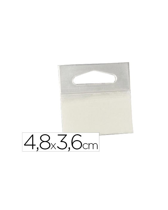 Colgador con adhesivo 3m hang tab 2180 rollo 1000 etiquetas48x36 mm