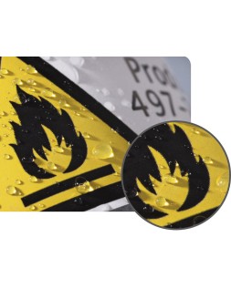 Etiqueta adhesiva avery poliester blanca 210x297 mm resistente laser pack de 20 unidades