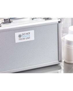 Etiqueta adhesiva avery poliester super adherente blanca 45,7x25,4 mm laser pack de 800 unidades