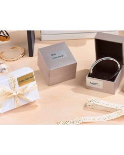 Etiqueta adhesiva tico papel satinado oro / plata laser medidas surtidas caja de 626 unidades