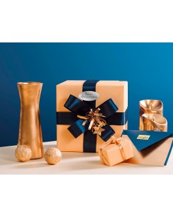 Etiqueta adhesiva tico papel satinado oro / plata laser medidas surtidas caja de 626 unidades