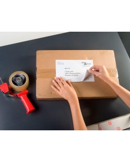 Etiqueta adhesiva cubriente avery permanente para impresora laser blanca 63,5x 38,1 mm caja de 525 unidades