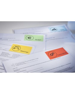 Etiqueta adhesiva tico verde f luorescentes permanente fsc laser/inkjet/fotocopia 47,5x25,5 mmcaja de 3080 unidades