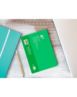 Recambio liderpapel cuarto apaisado 100 hojas 60gr cuadro 4 mm 2 taladros con margen