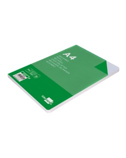 Recambio liderpapel a4 100 hojas 60gr cuadro 3 mm con margen 4 taladros