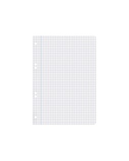 Recambio liderpapel cuarto 100 hojas 60gr cuadro 8mm con margen 6 taladros