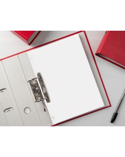 Recambio liderpapel a4 100 hojas 100gr liso sin margen 4 taladros