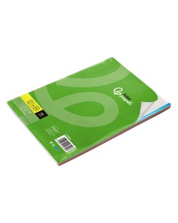 Recambio liderpapel a4 120 hojas 80gr cuadro 5mm sin ma rgen 4 taladros bandas de 5 colores