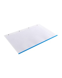 Recambio liderpapel a4 120 hojas 80gr cuadro 5mm sin ma rgen 4 taladros bandas de 5 colores