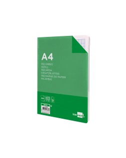 Recambio liderpapel a4 100 hojas 60gr rayado nº 46 4 taladros