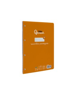 Recambio liderpapel a4 pautaguia 100 hojas 75gr cuadriculado pautado 2,5mm con margen 4 taladros