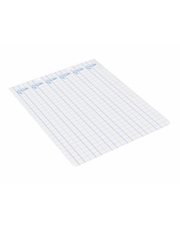 Recambio liderpapel cuarto apaisado pautaguia 100 hojas 75gr cuadriculado pautado 8mm con margen 2 taladros