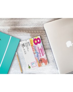 Recambio liderpapel cuarto apaisado pautaguia 100 hojas 75gr cuadriculado pautado 8mm con margen 2 taladros