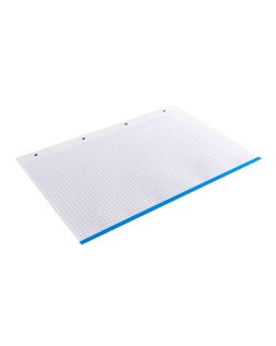 Recambio liderpapel a4 100 hojas 100gr cuadro 5mm 4 taladros bandas de 5 colores