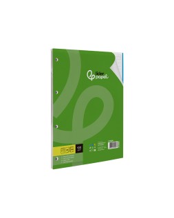 Recambio liderpapel a4 100 hojas 100gr rayado horizontal 4 taladros bandas de 5 colores