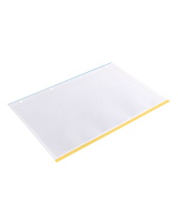 Recambio antartik a4 100 hojas 90gr cuadro 5 mm 4 taladros bandas de 5 colores