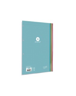 Recambio antartik a4 100 hojas 90gr puntos dots 4 taladros bandas de 5 colores