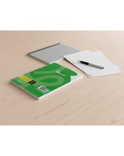 Recambio liderpapel din a5 100 hojas 75 gr horizontal con margen 6 taladros