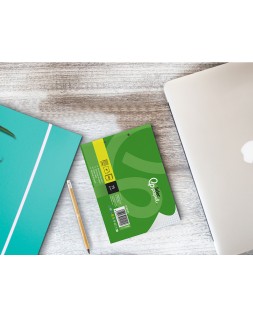 Recambio liderpapel din a5 apaisado 100 hojas 75 gr cuadro 4 mm 2 taladros con margen