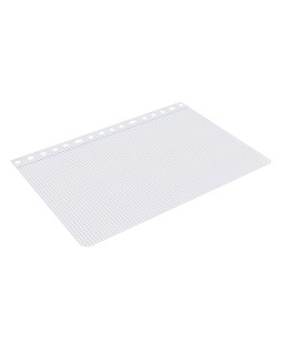 Recambio liderpapel a4 100 hojas 75gr cuadro 4mm con margen 16 taladros