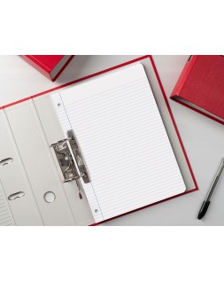 Recambio liderpapel a4 100 hojas 75gr horizontal con margen 4 taladros