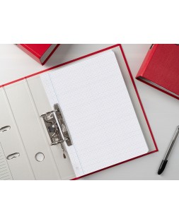 Recambio liderpapel a4 100 hojas 100gr cuadro 5mm con margen 4 taladros