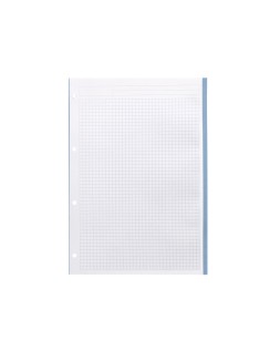 Recambio liderpapel a4 120 hojas 90gr cuadro 5 mm 4 taladros bandas de 5 colores pasteles