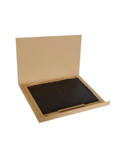 Cartulina guarro negra 50x65 cm 185 gr