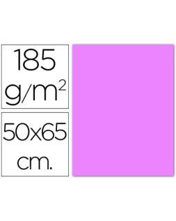 Cartulina guarro lila 50x65 cm 185 gr