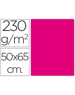 Cartulina fluorescente magenta 50x65 cm 230 gr