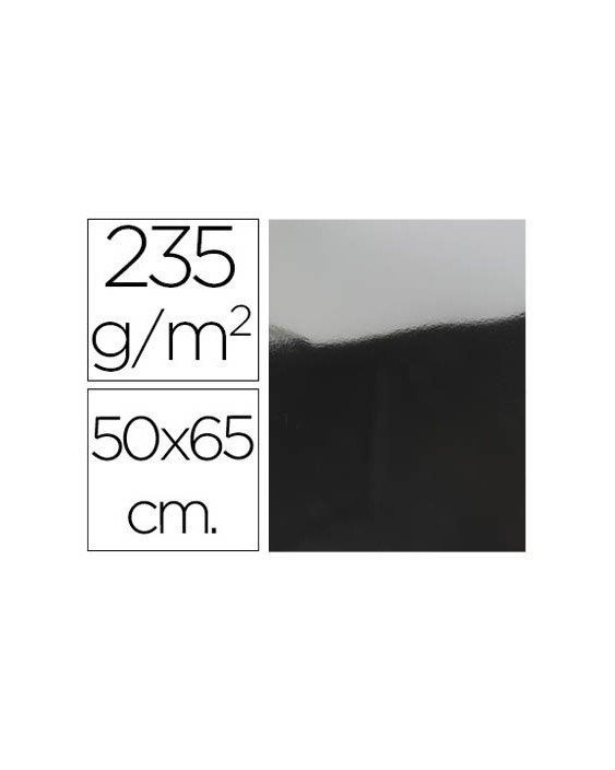 Cartulina liderpapel 50x65 cm 235g/m2 metalizada plata
