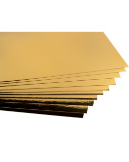 Cartulina liderpapel 50x65 cm 235g/m2 metalizada oro