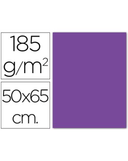 Cartulina guarro violeta 50x65 cm 185 gr