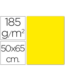 Cartulina guarro amarillo canario 50x65 cm 185 gr