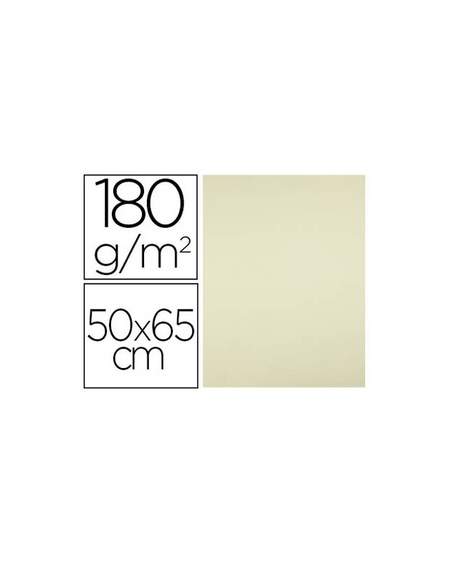 Cartulina liderpapel 50x65 cm 180g/m2 amarillo