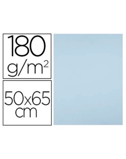 Cartulina liderpapel 50x65 cm 180g/m2 azul