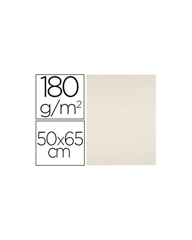 Cartulina liderpapel 50x65 cm 180g/m2 crema