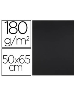 Cartulina liderpapel 50x65 cm 180g/m2 negro