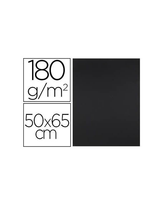 Cartulina liderpapel 50x65 cm 180g/m2 negro