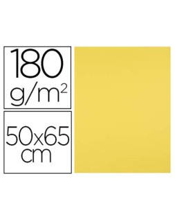 Cartulina liderpapel 50x65 cm 180g/m2 amarillo limon