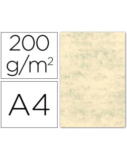 Cartulina marmoleada din a4 200 gr crema claro paquete de 100 hojas