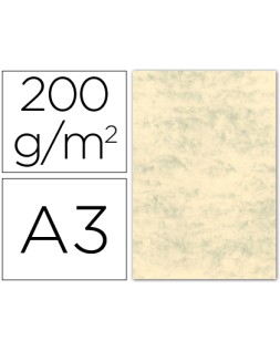 Cartulina marmoleada din a3 200 gr gris paquete de 100 hojas