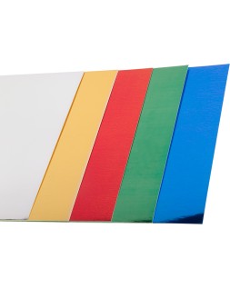 Cartulina liderpapel a4 235 g/m2 metalizada 5 colores surtidos paquete de 50 hojas