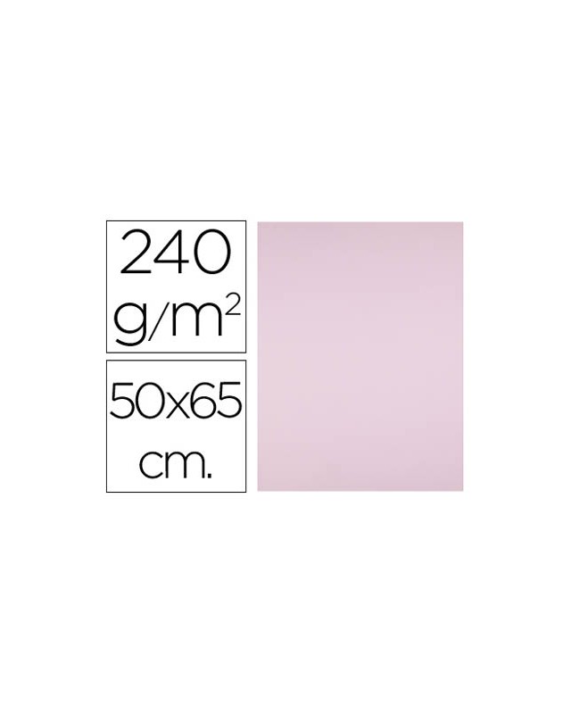 Cartulina liderpapel 50x65 cm 240g/m2 rosa