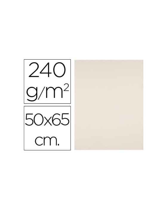 Cartulina liderpapel 50x65 cm 240g/m2 crema