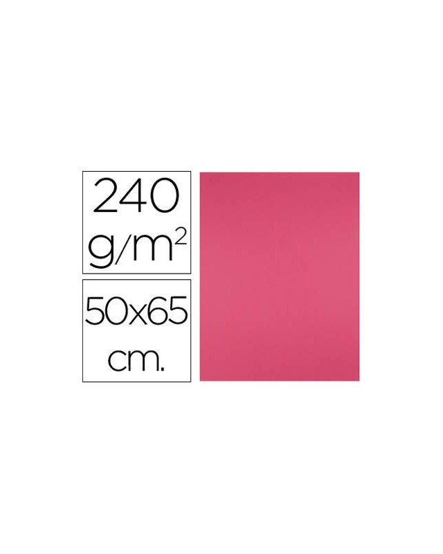 Cartulina liderpapel 50x65 cm 240g/m2 fucsia