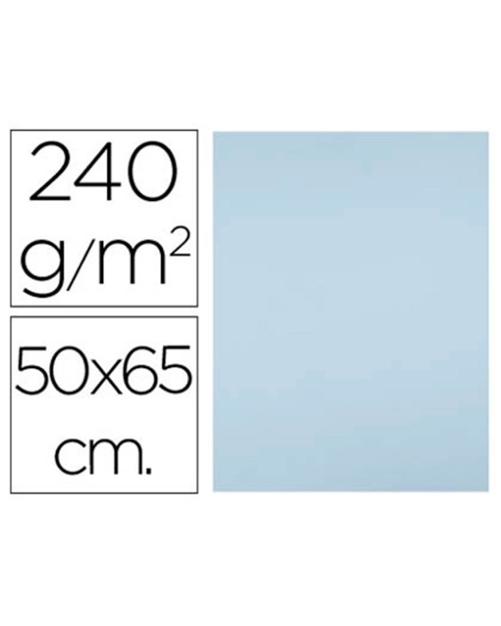 Cartulina liderpapel 50x65 cm 240g/m2 azul