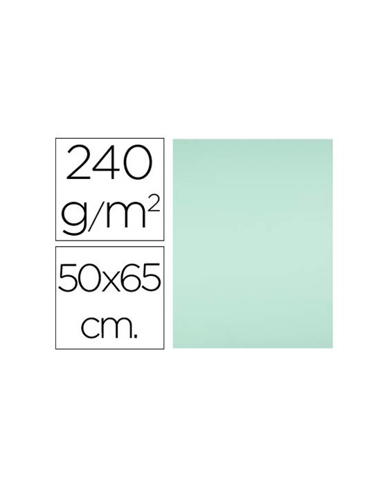 Cartulina liderpapel 50x65 cm 240g/m2 verde