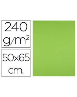 Cartulina liderpapel 50x65 cm 240g/m2 verde hierba
